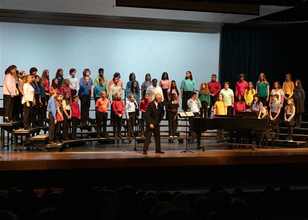 2023 All County Chorus Students Performing